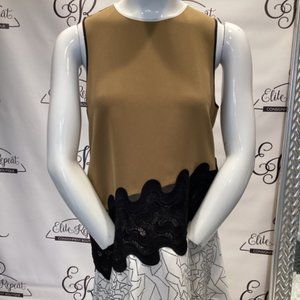 Jonathan Simkhai Asymetrical Sz M Tunic Top